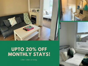 Cosy 2 Bed Apt For Families With Free Parking
